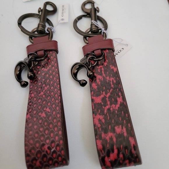 Coach Charm: Exotic Leather Loop - Picture 2 of 2